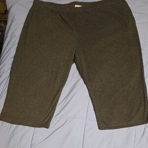 Only Necessities Heathered Charcol Wide Leg Pants